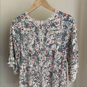 Solitaire White Cream Boxy Blouse